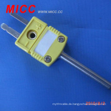 MICC K Typ MI Kabel Thermoelement Sonde mit Ministecker